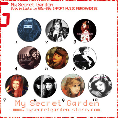 Kirsty MacColl - Portrait Pinback Button Badge Set 1a or 1b( or Hair Ties / 4.4 cm Badge / Magnet / Keychain Set )